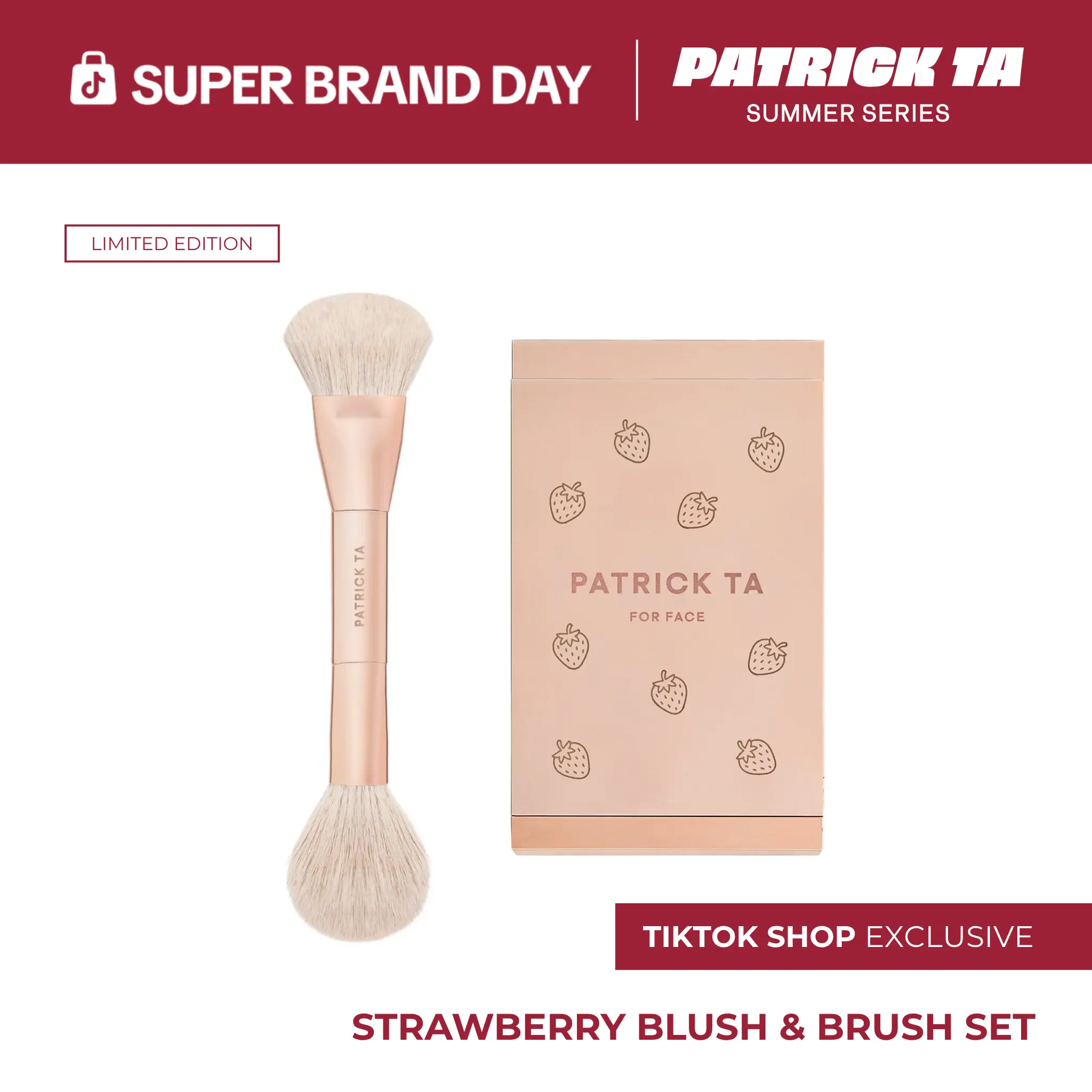 Strawberry Blush & Brush Set
