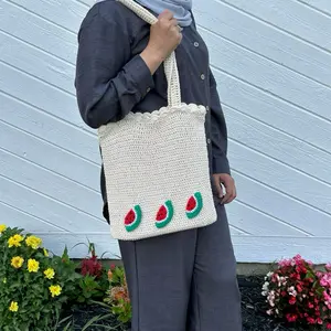 Watermelon Handmade crochet Tote bag