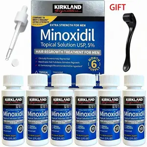 Kirkland Minoxidil 5% for Men & Women Universal Solution for Pattern Baldness & Thinning Liquid Hair Growth Booster 3-Month Supply| Targets Hair Thinning at the Root, -Enhances Hair Density & Supports Healthy Growth, Dermatologically Tested