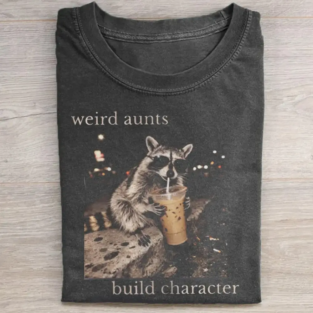 Weird Aunts Build Character T-shirt