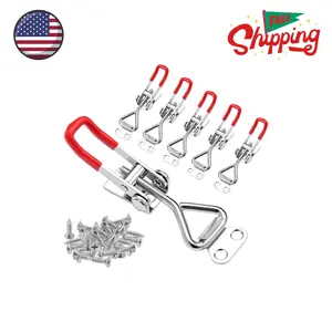 6 Pack Toggle Latch Clamp 4001, Adjustable Quick Release Pull Latches