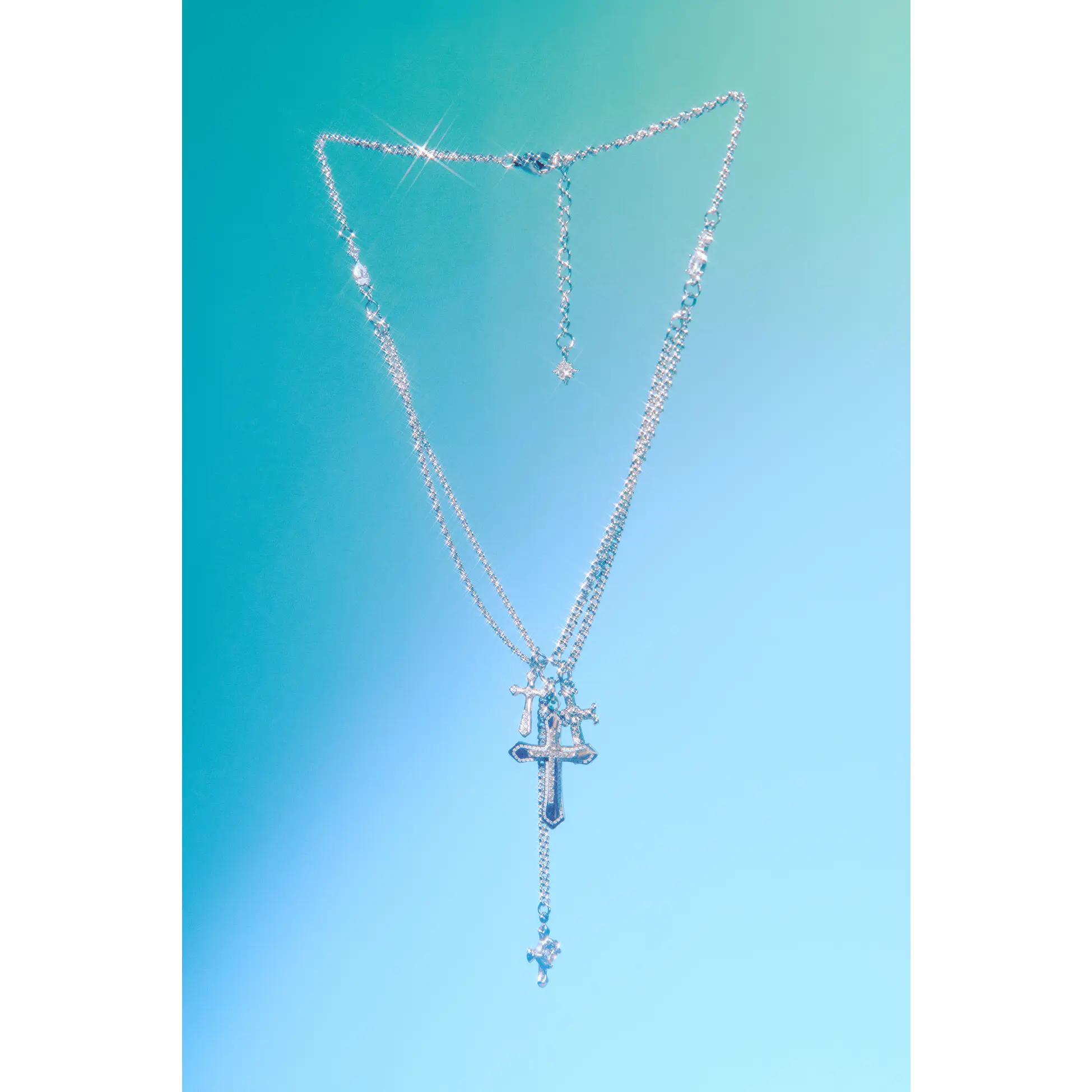 ECHO CROSS NECKLACE