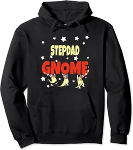 Stepdad Gnome Matching Family Group - Funny Christmas Pajama Pullover Hoodie - Jaheimca Shop 62B09N3QW3T4
