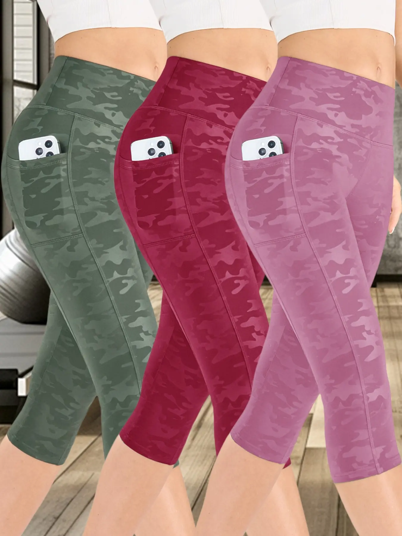 Women's Camo Print High Waist Stretchy Sports Leggings, Breathable Comfortable Skinny Pants, High Stretch Yoga Leggings, Workout Legging Capris, Ladies Sportswear for Indoor Outdoor Wear Women's Camo Print High Waist Stretchy Sports Leggings, Breathable Comfortable Skinny Pants, High Stretch Yoga Leggings, Workout Legging Capris, Ladies Sportswear for Indoor Outdoor Wear