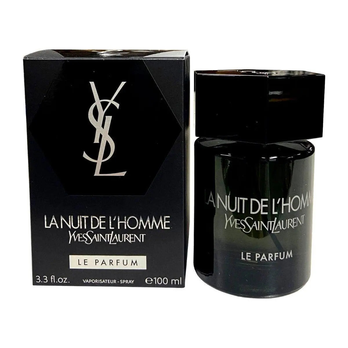 Yves Saint Laurent La Nuit de L'Homme Le Parfum Men's EDP Spray - 3.3 fl oz, New in Box, Aromatic Woody Fragrances, Bergamot and Pepper Bring Crisp Spice, Lavender, Vanilla, Strong Masculine Citrus, Active Spray Men's Fragrance, Signature Scent, Edp Liqui