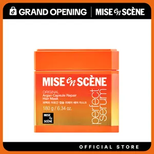 Perfect Argan Capsule Repair Hair Mask (6.34 oz / 180 g) | Mise En Scène | Korean Hair Mask for Damaged & Dry Hair, Intensive Repair, Shine & Smoothness, Home Care Treatment