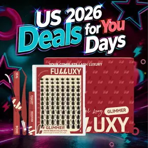 GLIMMER | Fulluxy Frame Break Collection MangaMagic  Upgrade U Lashes with Ultra-Dense, Waterproof, Long-Lasting Lashes | Fairy | Fashion Wet Look Manhua | Fairy Wink Beginner-Friendly DIY for a Flawless, Voluminous Look | Trendy & Must-Have Clusters