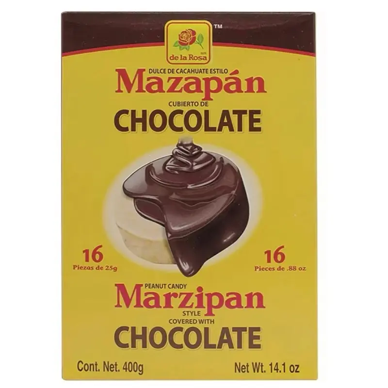 MAZAPAN CUBIERTO DE CHOCOLATE