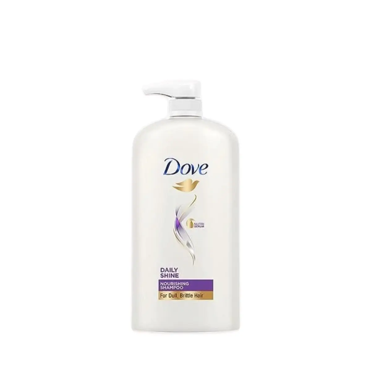 Dove Daily Shine Shampoo 1 Liter for Damaged or Frizzy Hair - Soft, Shiny and Smooth Hair, Haircare Conditioner Nourishing