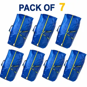 IKEA FRAKTA Large Blue Storage & Utility Bags, Heavy-Duty, 7-Pack
