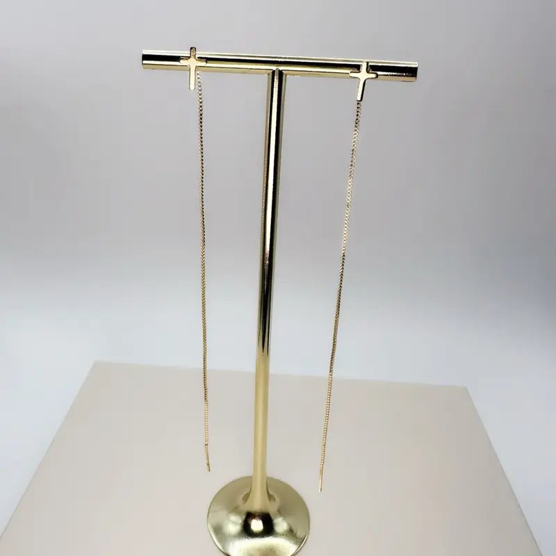 Long Cross earring