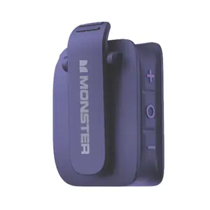 Monster Wearable Portable Bluetooth Clip-On Speaker