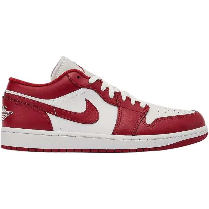 Men's Air Jordan 1 Low 'New Beginnings' Varsity Red White 553558-166