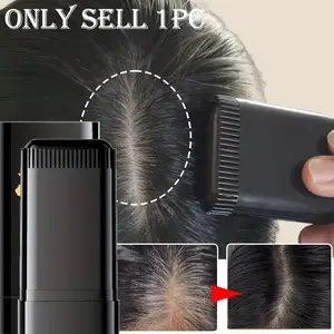 Portable Root Touch-Up Pen, Waterproof Sweatproof, All-Day Wear, Covers Gray Hair, Gaps & Hairline, Multi-Color Match Hair, Fine Brush Tip Precise Application, Affordable Daily Touch-Up Essential