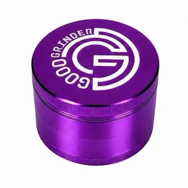 Purple Grinder, Good Grinder, High Quality, Manual Hand Grinder, Anodized Aluminum, Diamond Teeth, 1.5 Inch 40mm, 2 Inch 50mm, 2.5 Inch 63mm Sizes, 4 Part Grinder, 4 Chamber Grinder, Metal Grinder, Coffee Bean Grinder, Spice, Seasoning, Dry Ingredients