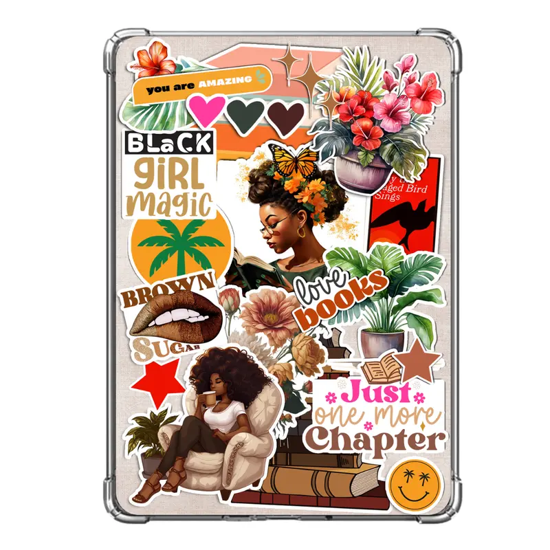 Black Girl Magic (Variety Pack)| Clear Case INSERT Cover | Sticker Effect