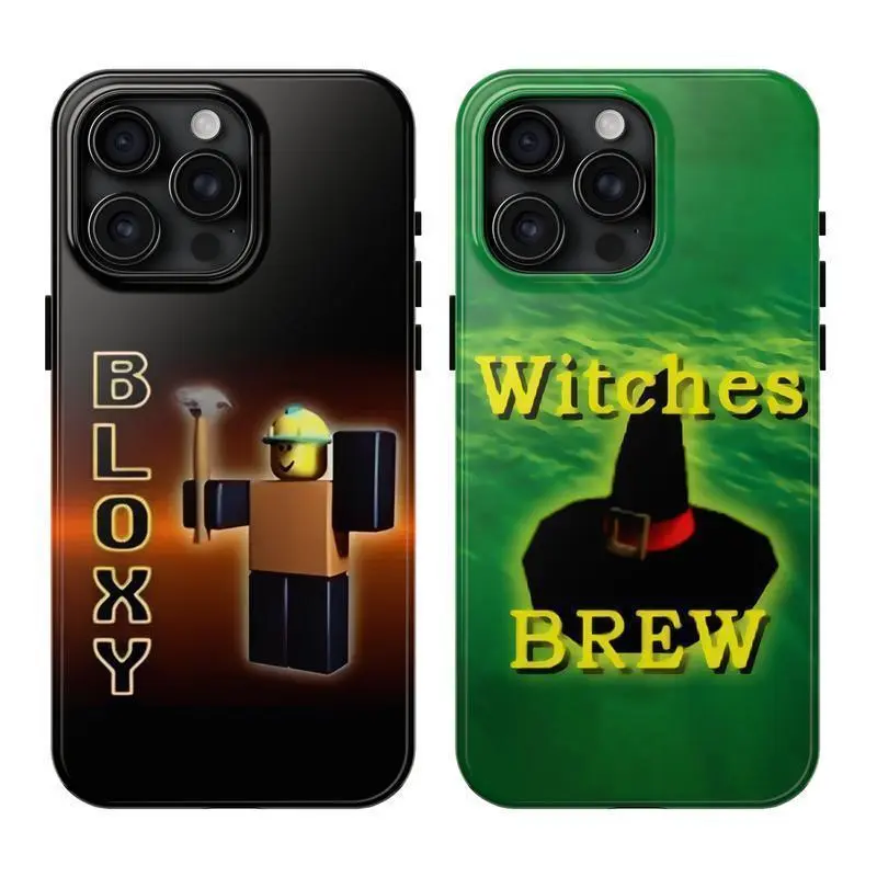 Custom Roblox Bloxy Cola Witches Brew Themed Printed Cellphone Casing - Polycarbonate-TPU Heavy-Duty Shockproof, Impact-Resistance Protection Accessory for iPhone 11,12,13,14,15,16,17 Pro Max Plus, Devices, Accessories, Cover, Rubber