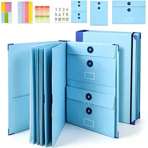 Ultimate Edition Accordion File Organizer Manila Pocket Document Folder for Passports, Birth Certificates & Important Papers, Office & Home Storage