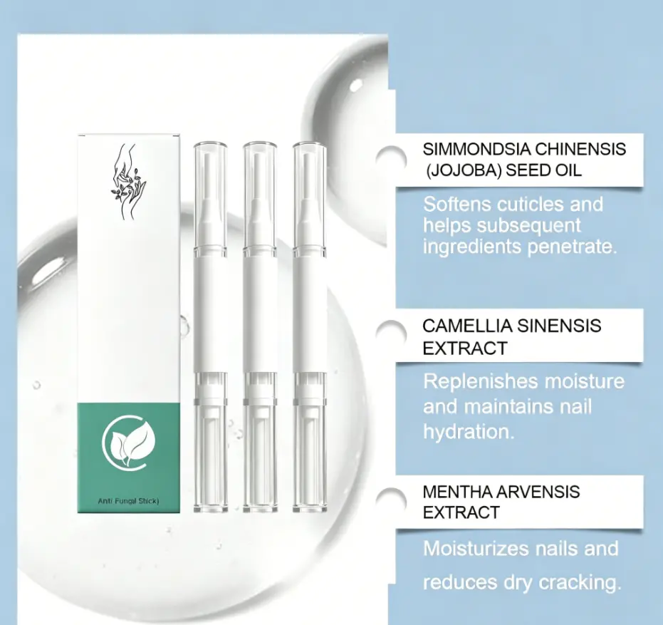 Portable Nail & Foot Care Sticks, 3 PCS Travel‑Size Sticks for Daily Toenail and Foot Beauty Maintenance