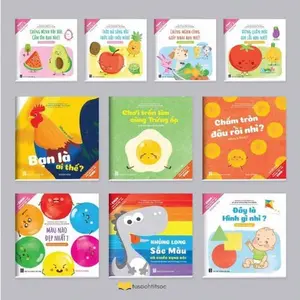 Combo 10 Ehon bilingual Vietnamese English boooks for children toddler  book