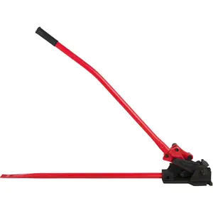 Rebar Cutter & Bender, cut and bend rebar up to ⅝", combining portability for on-site convenience with sturdy construction for reliable performance.