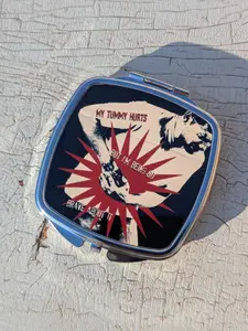 My Tummy Hurts Compact Mirror | 2.5" Metal Pocket Mirror