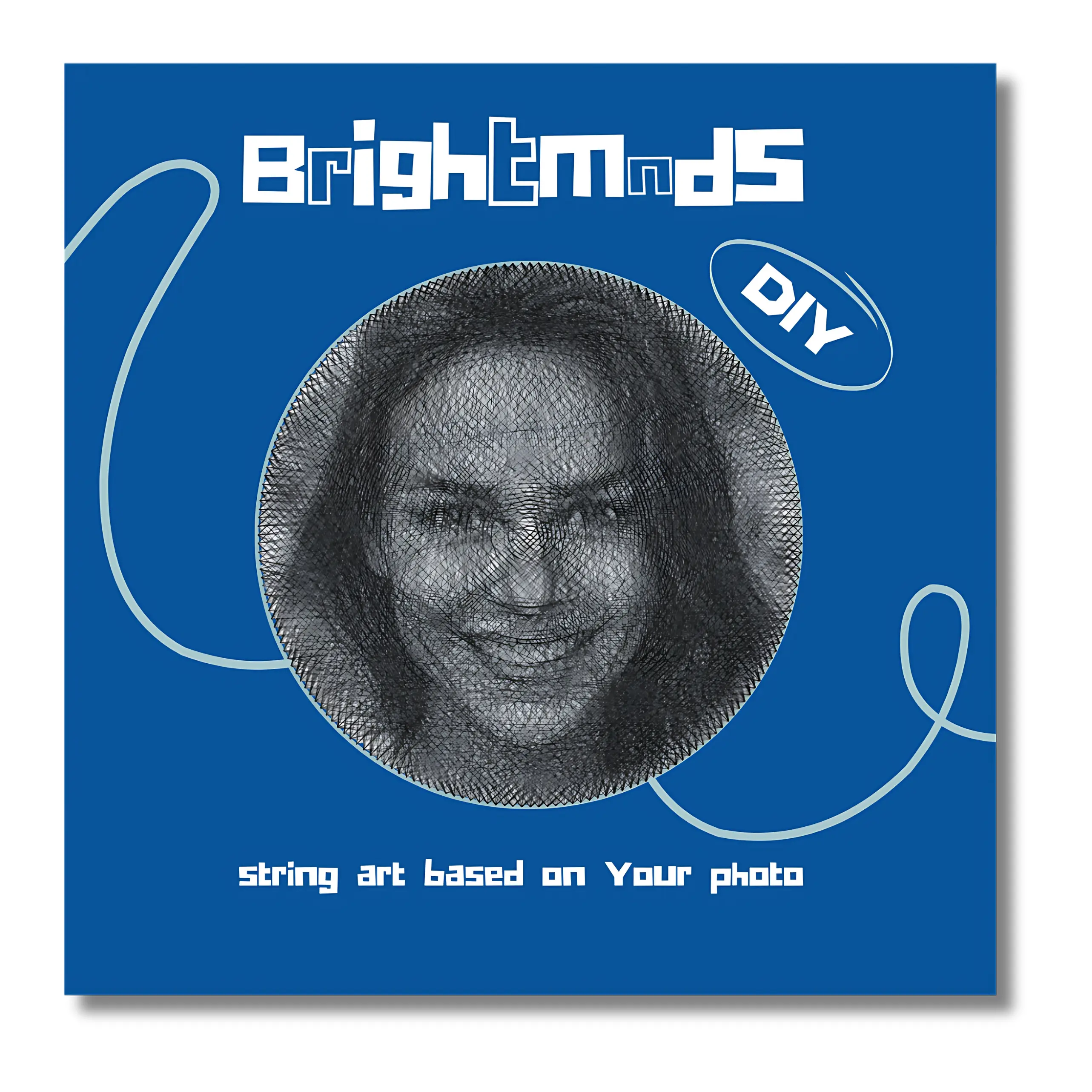 Brightmnds String Art DIY Kit: Turn your favorite photos into captivating string art