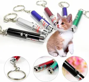 Cat Laser Toy Set - Red Dot Pointer & White LED Flashlight for Cats & Small Dogs | Interactive Chase Toy, Feather Teaser, and Training Pen