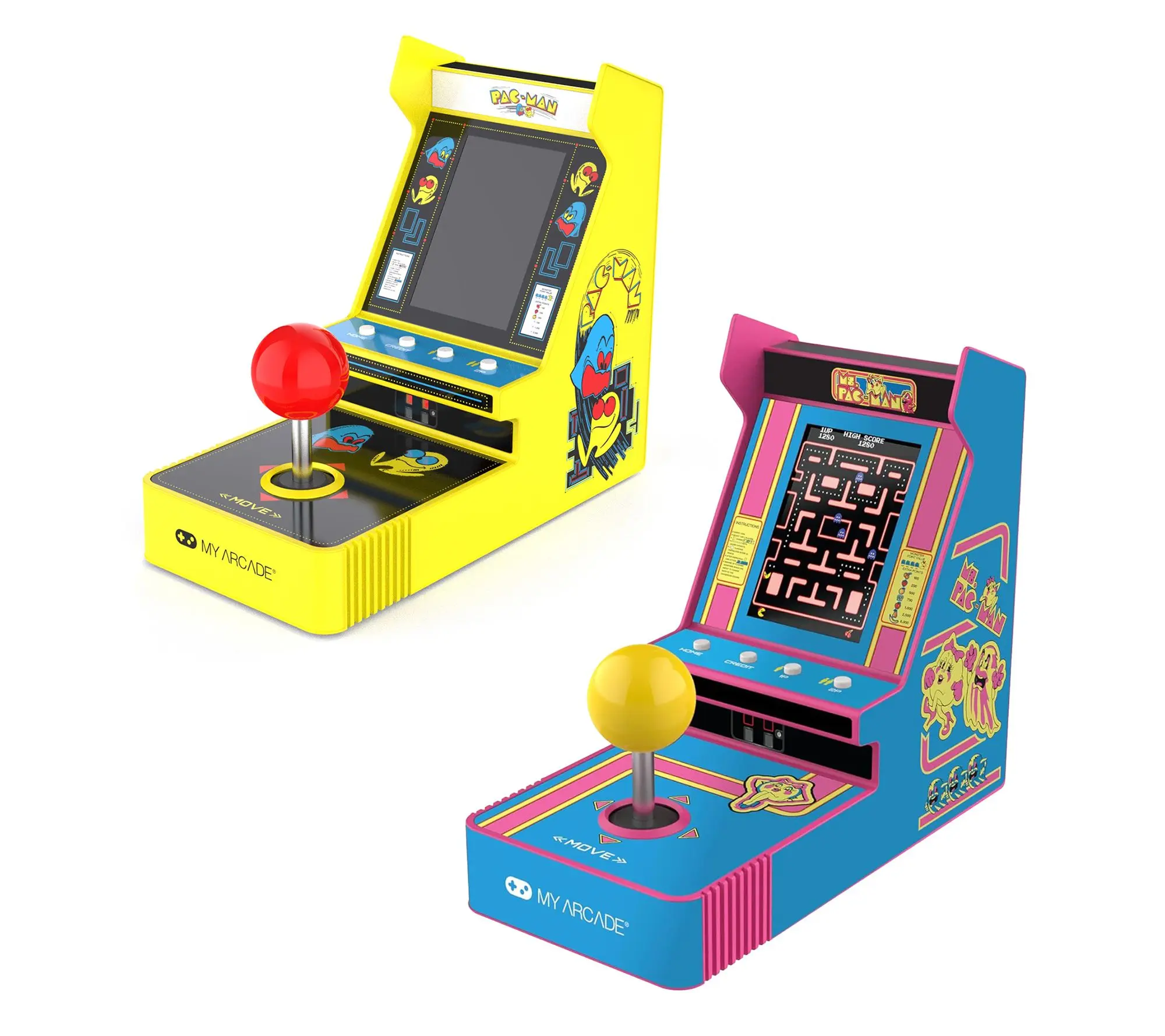 My Arcade S/2 Joystick Arcades with Pac-Man and Ms. Pac-Man My Arcade S/2 Joystick Arcades with Pac-Man and Ms. Pac-Man