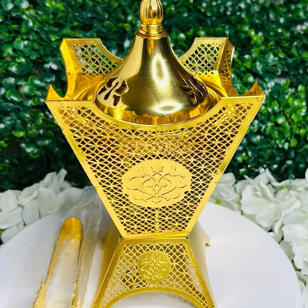 Incense Burner - Mosque Shape Design, Durable Material, Versatile Burner