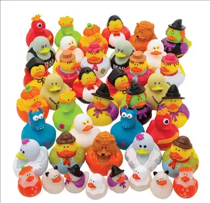 1 1/2" - 2" Bulk 50 Pc. Halloween Character Rubber Duck Assortment