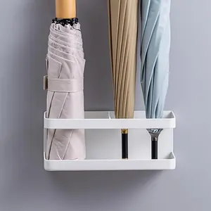 1PC Minimalist Creative Wall-Mounted Umbrella Storage Rack, Full Iron Design, Space-Saving Organizer for Home Decor, Easy Installation, Durable and Stylish