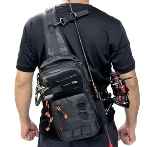 Outdoor Tactical Chest Bag, Tactical Crossbody Bag, Multifunctional Durable Large Capacity Sports Backpack, Shoulder Bag for Hiking Cycling, Crossbody Shoulder Bags, Sports & Outdoor Accessories