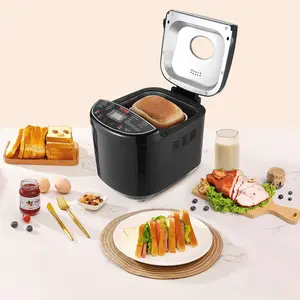 【Summervibes】2LB 19-in-1 Bread Maker Automatic Compact Dough Machine Nonstick 3 Crust Colors