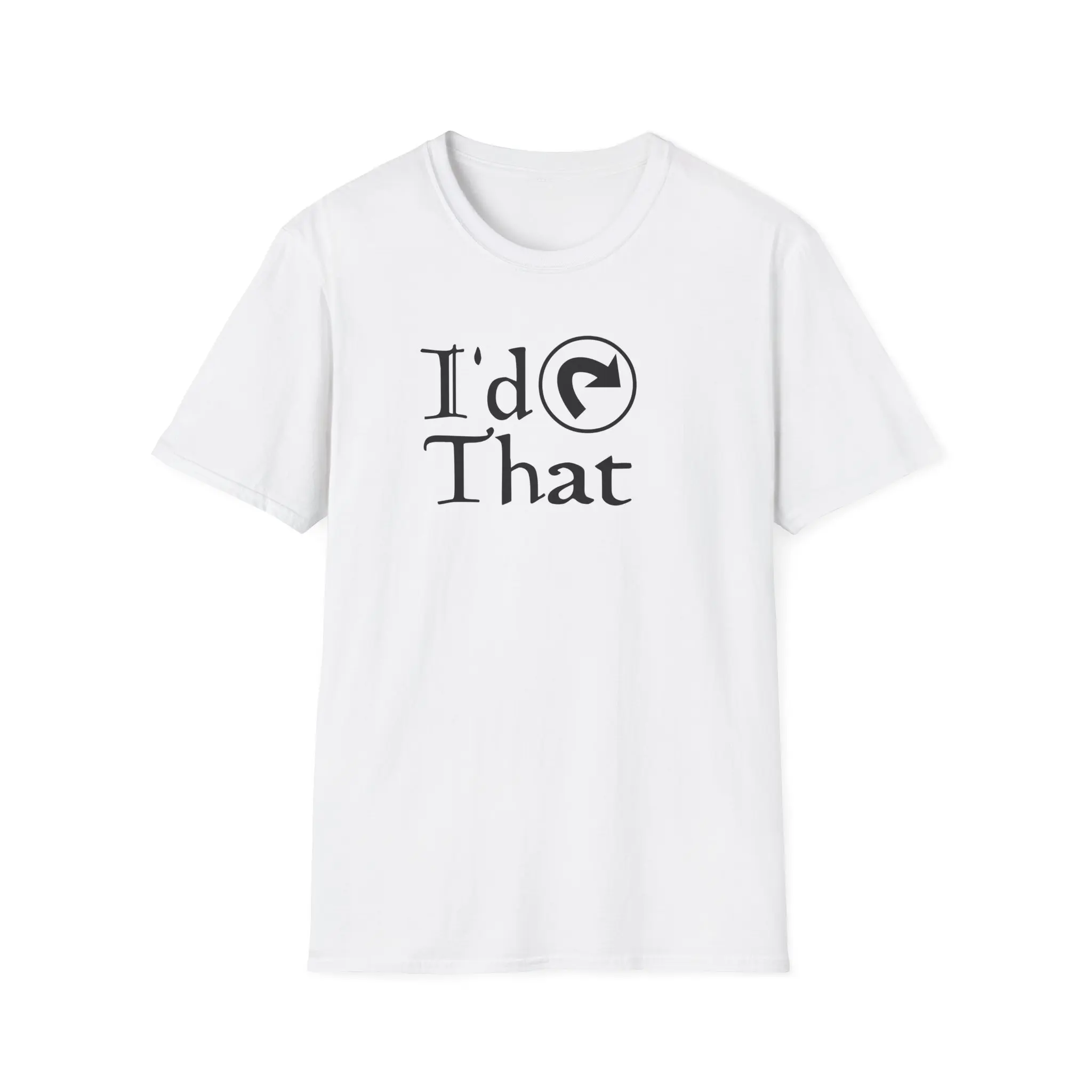 MTG Fan Unisex Softstyle T-Shirt, Trading Card Game Tee, I'd Tap That Shirt, Humorous MTG Gift, Magic The Gathering Top