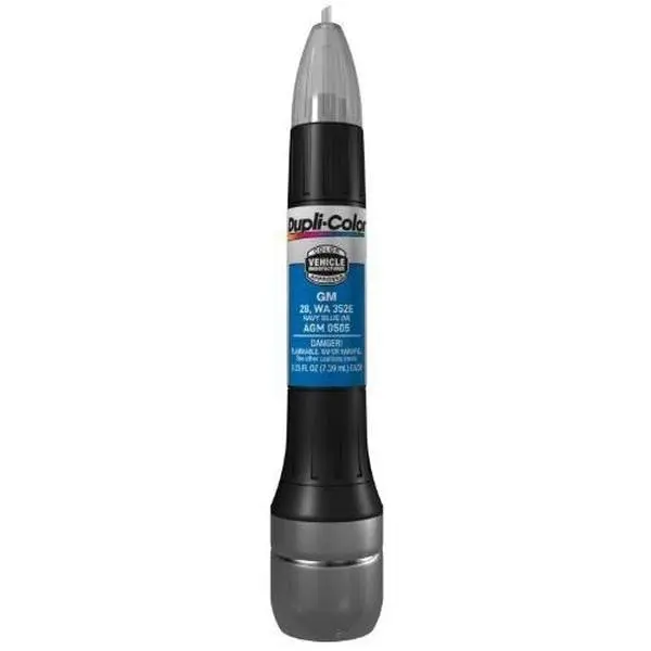 Dupli-Color AGM0505 All-in-1 Automobile Touch-Up Paint - Metallic Navy Blue, General Motors Exact-Match Scratch Fix Solution