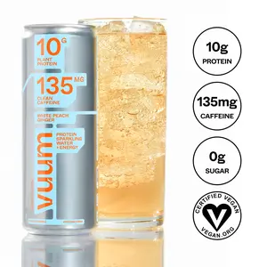 Drink Vuum White Peach Ginger Protein Sparkling Water