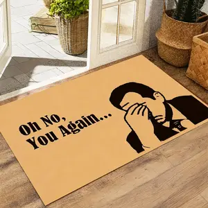 Humorous "Oh No, It's You Again..." Doormat,  Suitable for Indoor/Outdoor Use, Entryways, Living Rooms, Bedrooms, Offices, Kitchens, Bathrooms, Hallways - Durable and Stylish Welcome Mat, Bath Mat