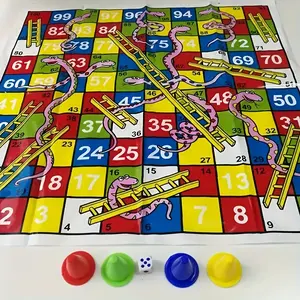 Snakes & Ladders Family Board Game - Ideal for Bonding & Strategy Skills, Perfect Birthday Gift