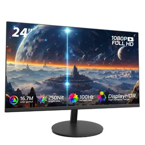24 inch 100Hz Gaming Monitor – FHD 1080P,3ms,AMD FreeSync,Low Motion Blur,Frameless Display,Perfect for PS5 & PC Gaming,HDMI/DP,VESA Ready