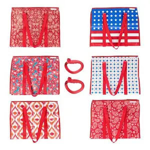 Improvements 6-piece Tote Bag Set with Clips