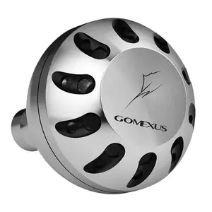Gomexus Aluminum Reel Power Knob 45 47mm B45 Fishing Accessories Tackle No Fatigue Easy Grip Powerful Feel Wear Resistant Lightweight Design