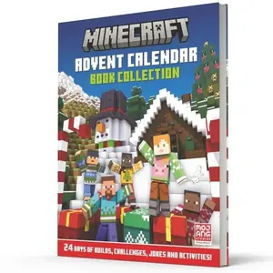 Minecraft Official Christmas Advent Calendar: 24 days of builds, challenges, jokes, and activities!A must-have for fans!