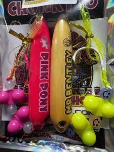 Pink Pony & Mr. Bentley 2 Pack: Pre-tied subs on 4/0 and 6/0 hooks and 80 pound yellow mono leader lines