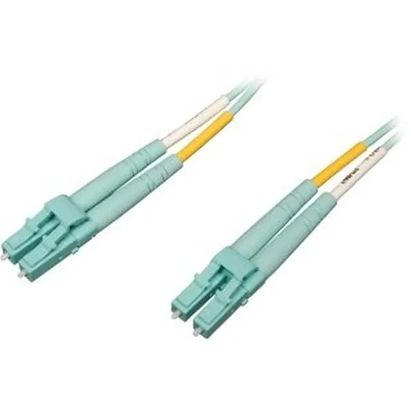 Tripp Lite 3m Aqua LC-LC Multimode Fiber Optic Cable, 50-125 OM4, 40-100GB, LSZH Jacket, 10