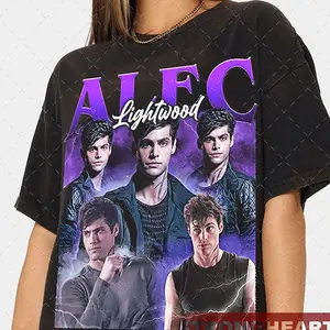 Alec Lightwood Shadowhunters Tv Series Vintage T-Shirt, Gift For Woman and Man Unisex T-Shirt