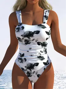 Women's Fashion One-Piece Swimsuit, Stylish Monokini Swimwear, Comfortable Beachwear, Perfect for Pool Parties & Vacations