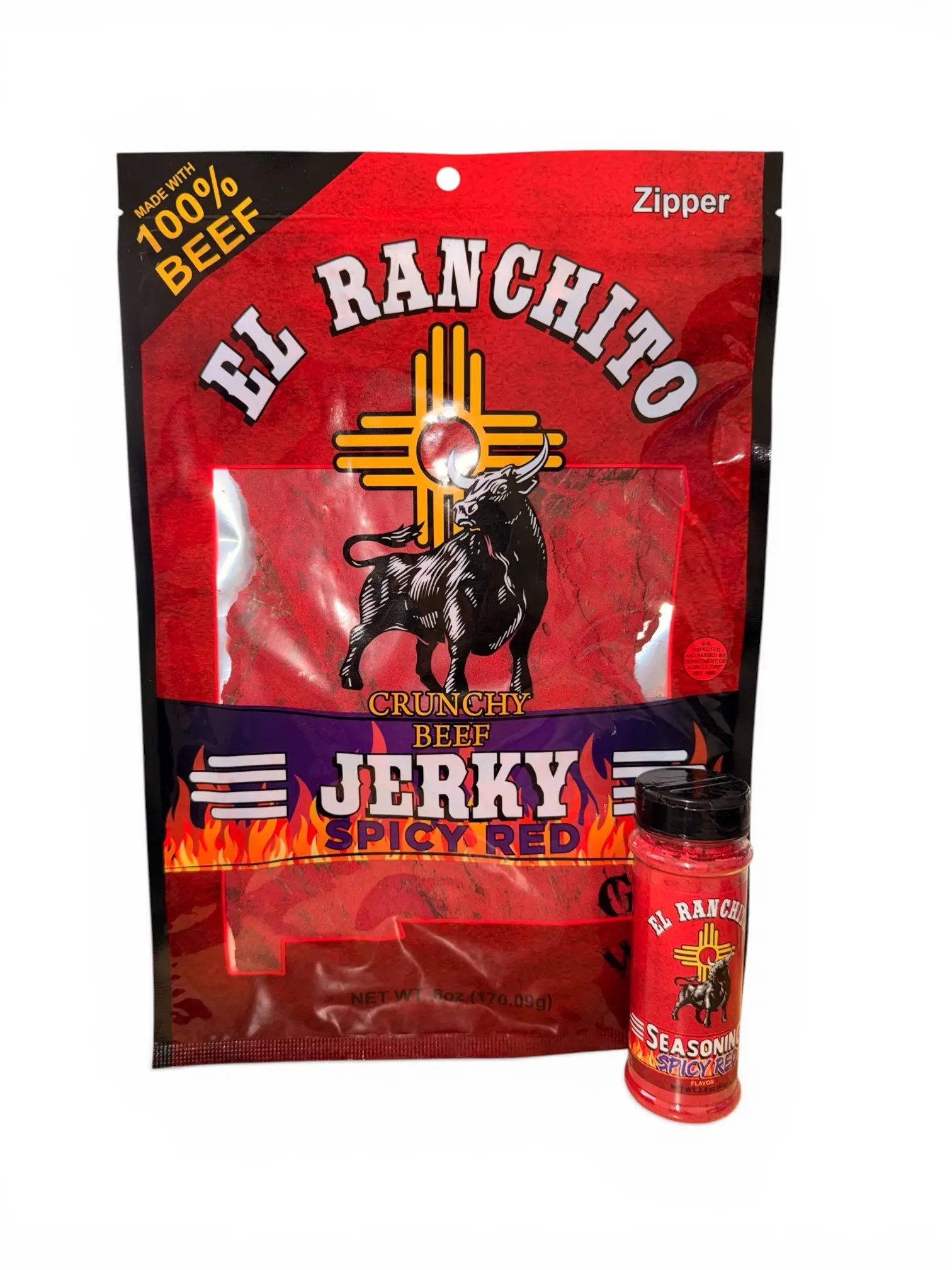 Big Spicy Red Bundle (6oz Jerky + Seasoning)