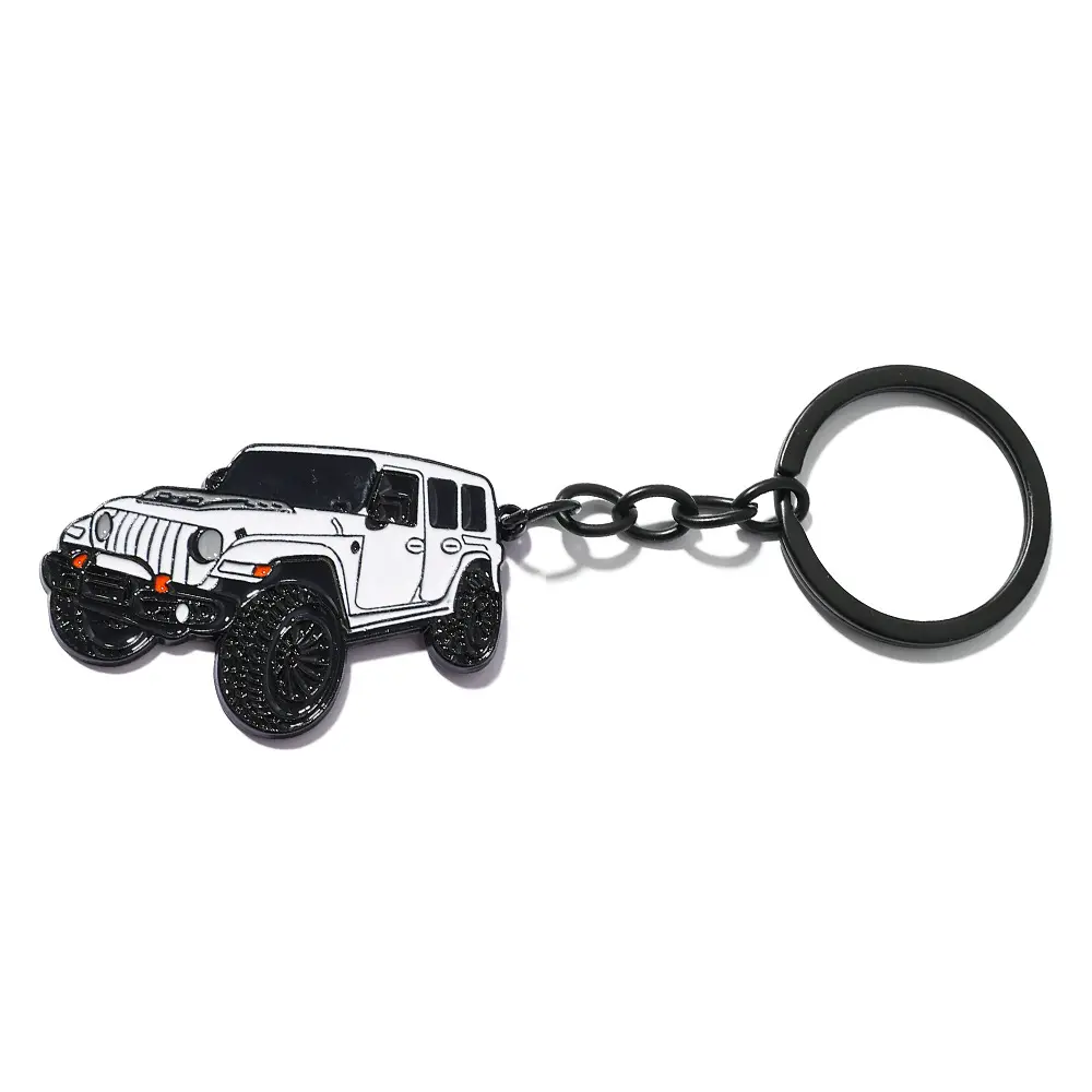 Aftermarket Car Keychain Key Holder - Snug Fit Car Interior Decoration Accessory for Jeep Wrangler Rubicon JL/JKU, Compatible with 2023-2024 Models for Daily Use, 2024 And 2023 Models