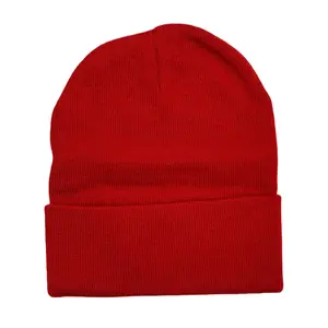 Chic Solid Color Beanie Hat, Fashion Clothes Accessory (Red, Burgundy, Baby Pink, Pink)